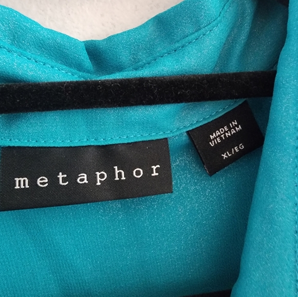Metaphor turquoise blouse - Picture 5 of 6